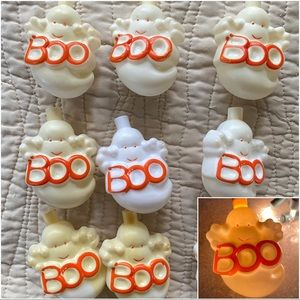 Vintage Halloween ghost blowmold light covers